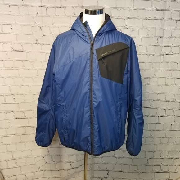 Obermeyer blue rain jacket windbreaker - Picture 2 of 13